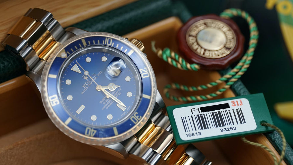 2004 Rolex Submariner Date "Bluesy" 16613 40mm