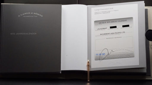 2021 A. Lange & Söhne 1815 Annual Calendar 238.032 40mm