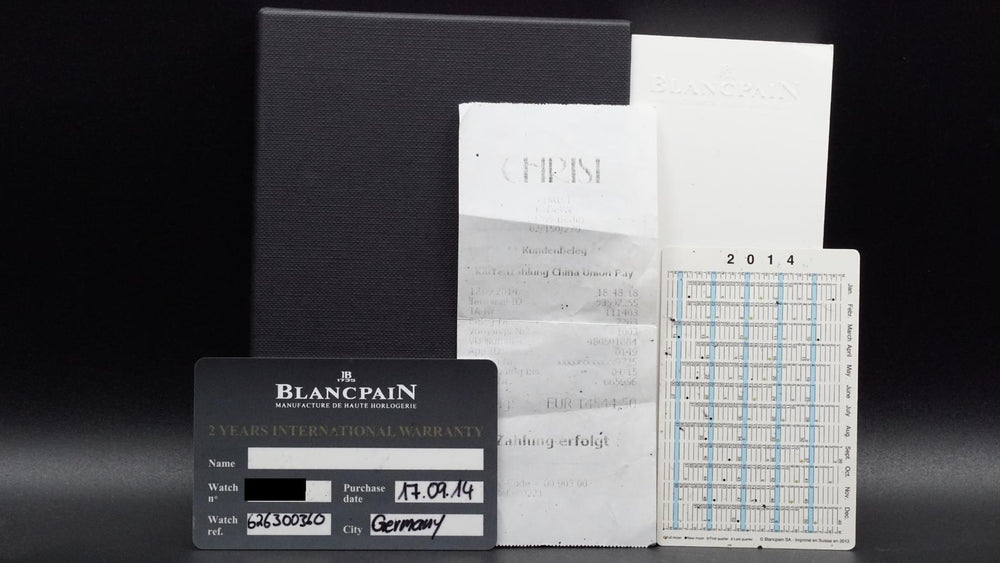 2014 Blancpain Villeret Quantieme Complet 6263-3642-55 38mm