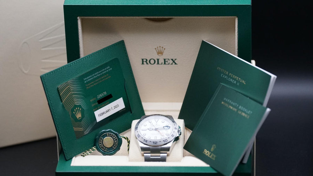 2023 Rolex Explorer II 226570 "Polar" 42mm (unpolished)