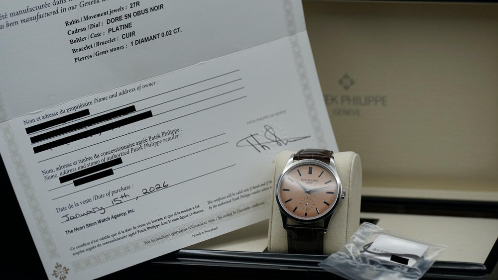 2026 Patek Philippe Calatrava 6196P-001 38mm