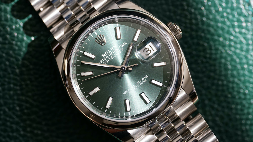 2025 Rolex Datejust 126200 Mint Green 36mm