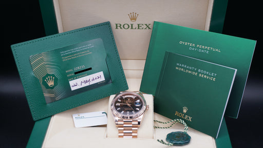 2021 Rolex Day Date Eisenkiesel 228235 40mm