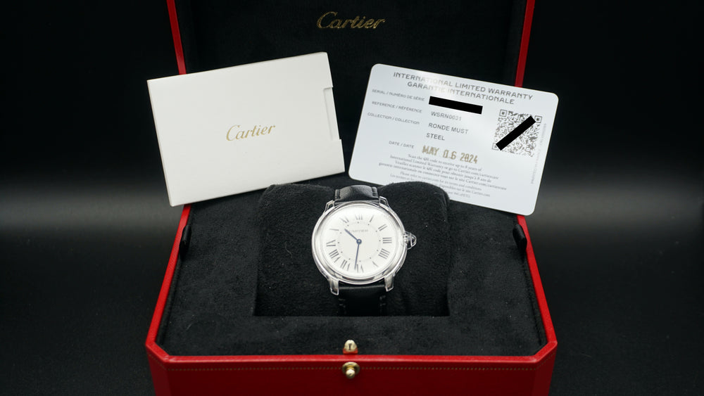 2024 Cartier Ronde Must WSRN0031 36mm