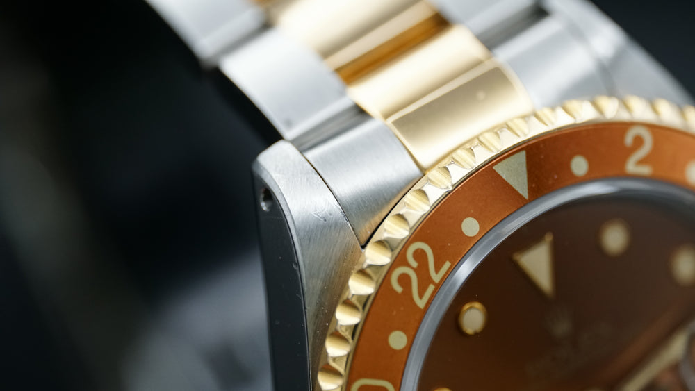 *Tiffany Stamped* 1991 Rolex GMT-Master II "Rootbeer" 16713 40mm