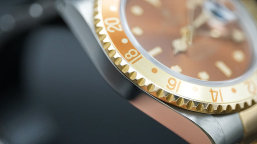 *Tiffany Stamped* 1991 Rolex GMT-Master II "Rootbeer" 16713 40mm