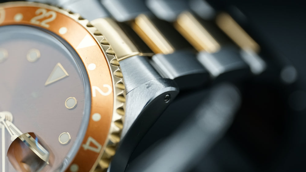 *Tiffany Stamped* 1991 Rolex GMT-Master II "Rootbeer" 16713 40mm