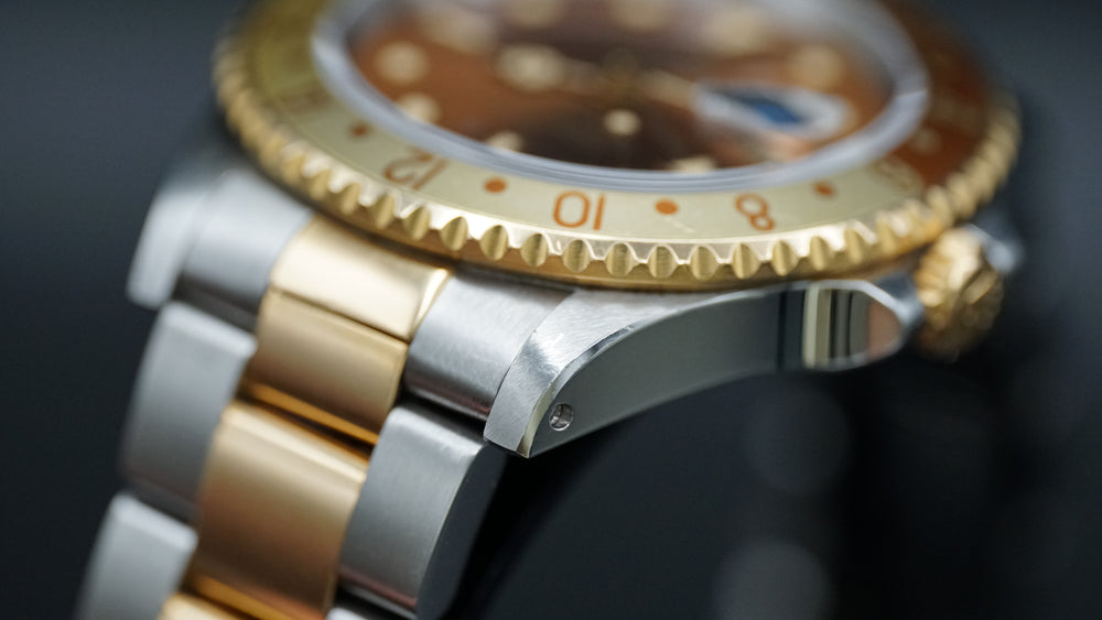 *Tiffany Stamped* 1991 Rolex GMT-Master II "Rootbeer" 16713 40mm