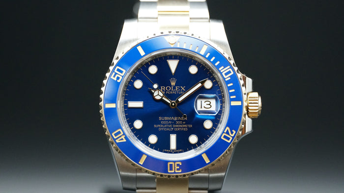 2016 Rolex Submariner Date "Bluesy" 116613LB 40mm
