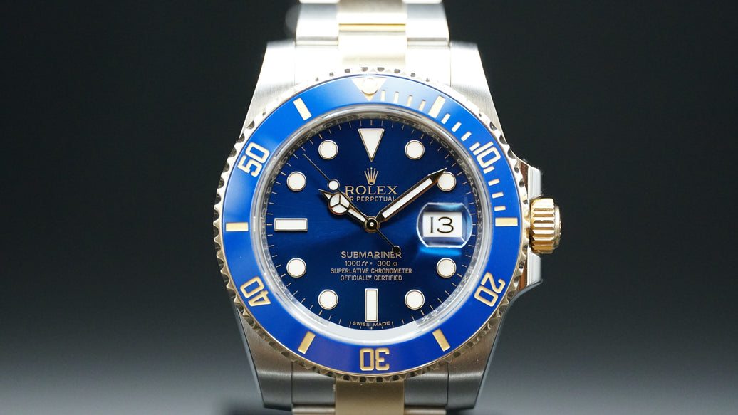 2016 Rolex Submariner Date "Bluesy" 116613LB 40mm