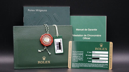 2009 Rolex Milgauss 116400GV 40mm